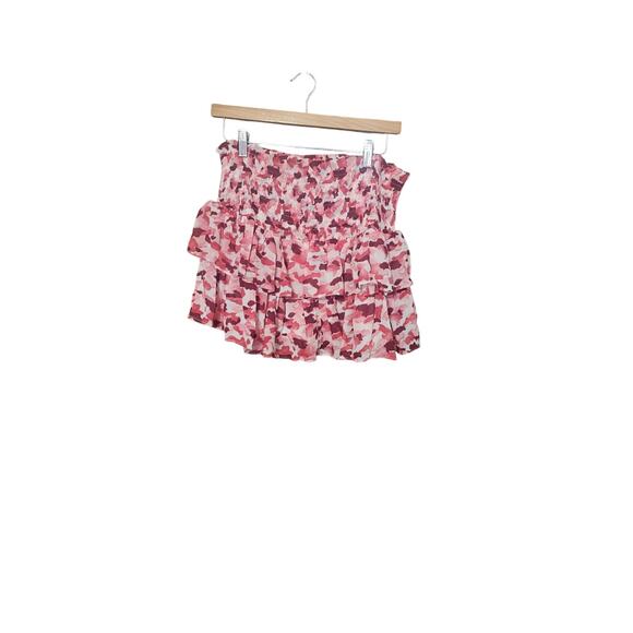 Blue Pepper Tiered feminine mini skirt - Picture 1 of 5